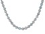Platinum Cultured Japanese Akoya Pearl Rhodium Over Sterling Silver 18 Inch Necklace