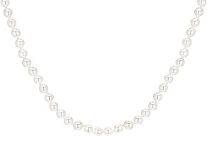Genusis™ White Cultured Freshwater Pearl 14k Yellow Gold Necklace