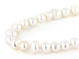 White Cultured Freshwater Pearl Endless Strand Necklace