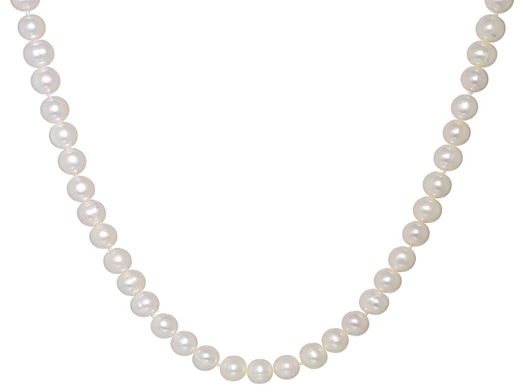 Gradual Size White Freshwater Pearls Strand  White freshwater pearl, Pearl  strands, Pearl types