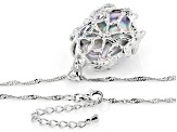 Genusis™ Platinum Cultured Freshwater Pearl Rhodium Over Sterling Silver Pendant with Chain