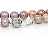 Genusis™ Multi-Color Cultured Freshwater Pearl Rhodium Over Sterling Silver 20" Necklace