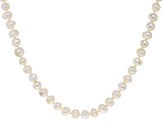 White Cultured Freshwater Pearl Endless Strand 64" Necklace