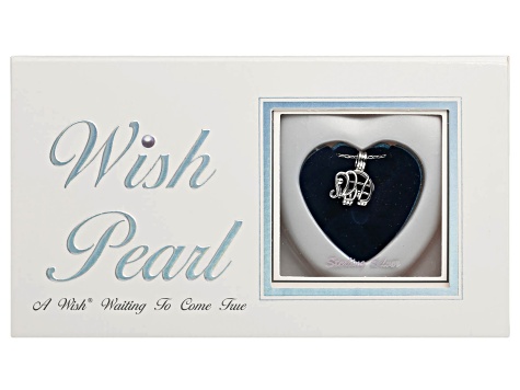 AWANI TRENDS Valentine Gift Set Outlets Metal Wish Love Pearl in Oyster Pendant  Necklace with Earrings for Girls