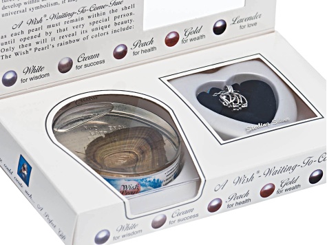 Wish® Pearl Cultured Freshwater Pearl Rhodium Over Silver Elephant