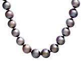 Ombre Cultured Kasumiga Pearl Rhodium Over Sterling Silver 20" Necklace