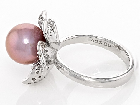 Genusis™ Pink Cultured Freshwater Pearl and Bella Luce