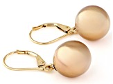 Genusis™ Cultured Freshwater Pearl 14k Yellow Gold Earrings