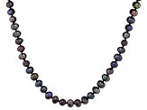 Black Cultured Freshwater Pearl 100" Endless Strand Necklace