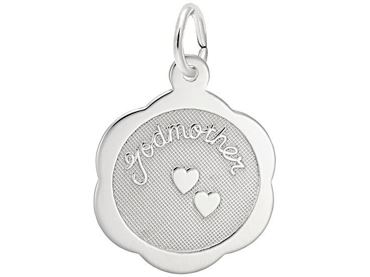 Silver Godmother Charm