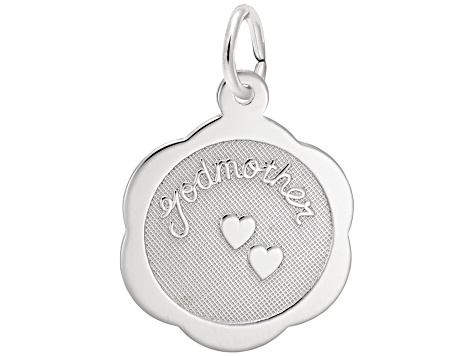 Silver Godmother Charm