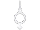 Silver Female Symbol Charm