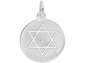 Silver Bat Mitzvah Charm