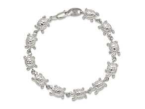 Sterling Silver Turtles Bracelet