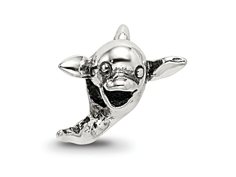 Sterling Silver Dolphin Bead