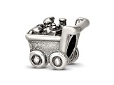 Sterling Silver Shopping Cart Bead