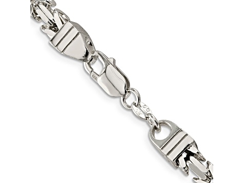 Sterling Silver 6mm Byzantine Chain