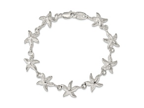 Sterling Silver Starfish Bracelet