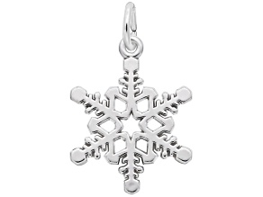 Silver Snowflake Charm