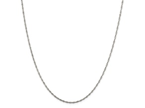 Sterling Silver 1.4mm Singapore Chain Necklace