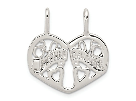 Sterling Silver Mother/Daughter Break apart Charm