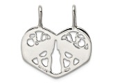 Sterling Silver Mother/Daughter Break apart Charm