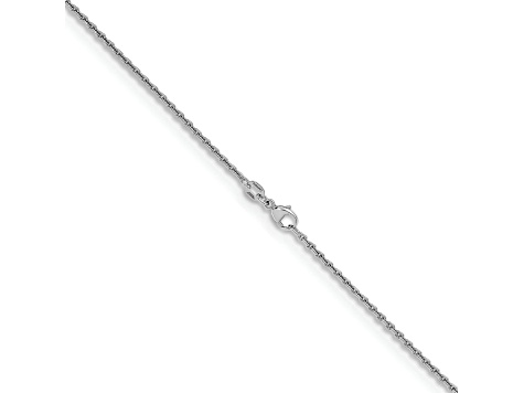 Rhodium Over Sterling Silver 1.8mm Cable 16 Inch Chain