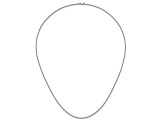 Rhodium Over Sterling Silver 1.8mm Cable 16 Inch Chain