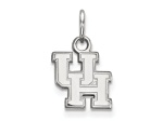 Rhodium Over Sterling Silver LogoArt University of Houston Extra Small Pendant
