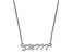 Rhodium Over Sterling Silver LogoArt University of Southern Mississippi Pendant Necklace