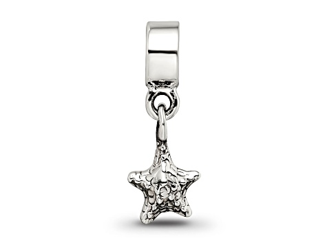 Sterling Silver Starfish Dangle Bead