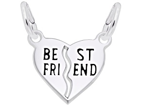 Silver Best Friend Charm