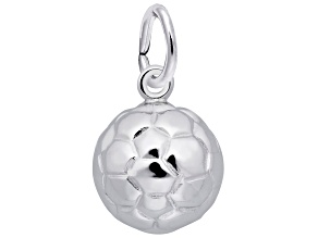 Silver Soccer Ball Charm
