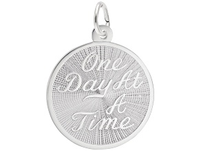 Silver One Day At A Time Charm