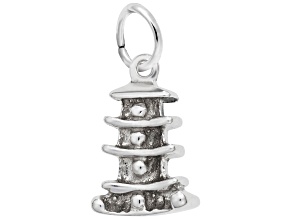 Silver Pagoda Charm