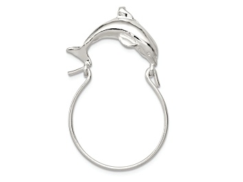 Picture of Sterling Silver Dolphin Charm Holder