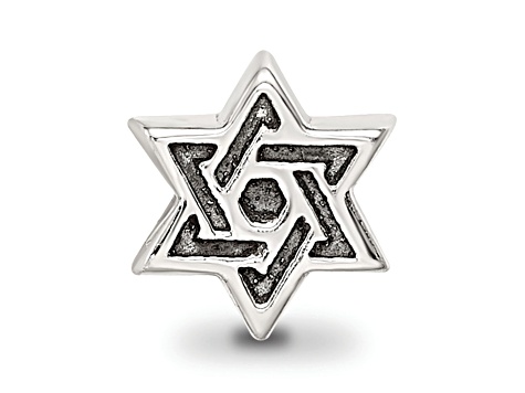 Sterling Silver Kids Star of David Bead