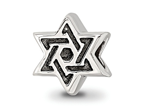 Sterling Silver Kids Star of David Bead