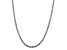 Rhodium Over Sterling Silver 4.75mm Diamond-cut Rope Chain
