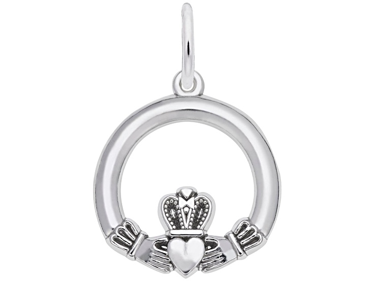 Silver Claddagh Charm