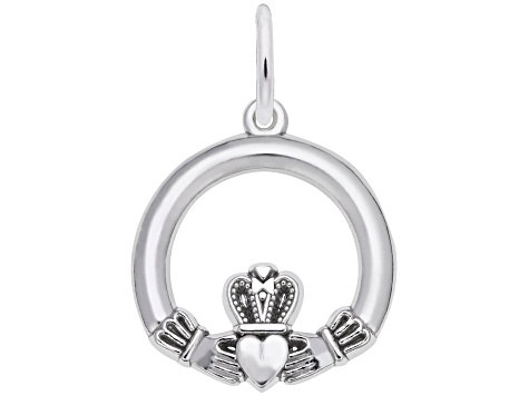 Silver Claddagh Charm