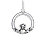 Silver Claddagh Charm