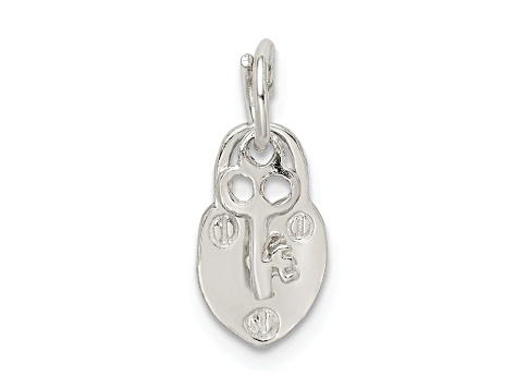 Sterling Silver Lock and Key Charm