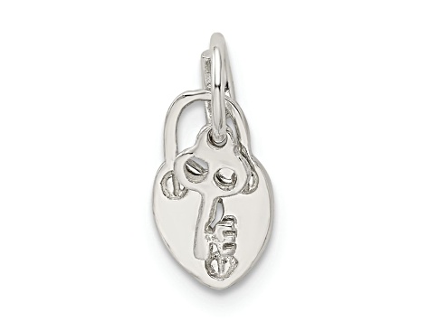 Sterling Silver Lock and Key Charm