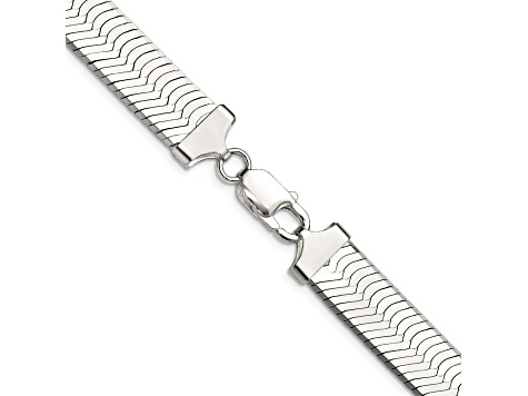 Sterling Silver 10.5mm Magic Herringbone Chain