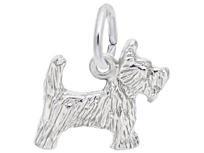 Silver Scottie Charm