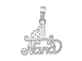 Sterling Silver Polished #1 NANA Pendant