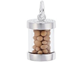 Silver Mustard Seeds Charm