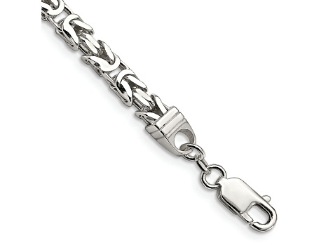 Sterling Silver 5mm Byzantine Chain