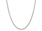Sterling Silver 3.7mm Round Spiga Chain Necklace